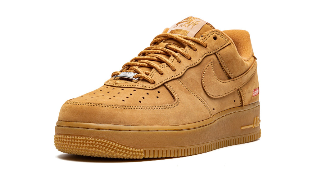 Nike Air Force 1 Low Sneakers with Supreme Logo – Wheat (Copy)