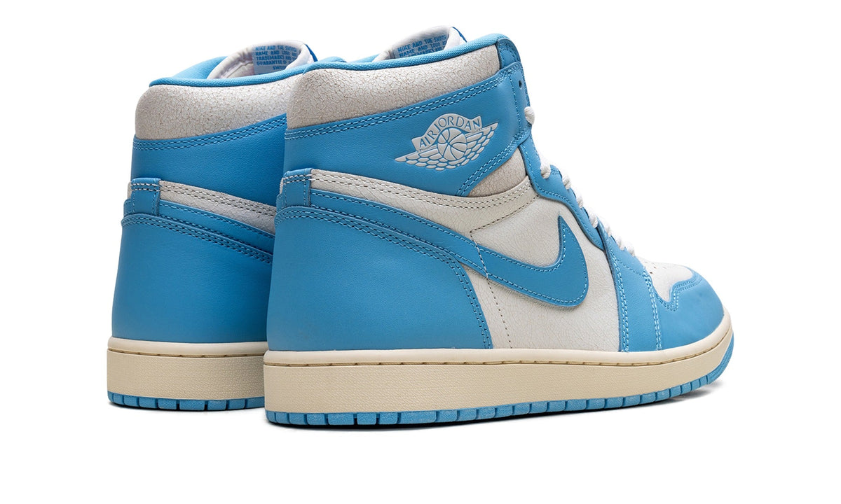 Air Jordan 1 High OG High-Top Sneakers in White & Blue