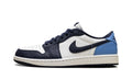 Air Jordan 1 Low Sneakers in Black, White & Royal Blue