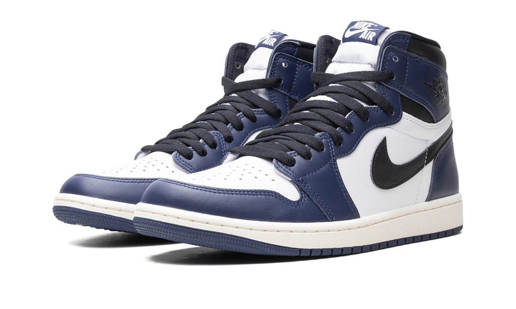 Air Jordan 1 High Sneakers – Navy, White & Black