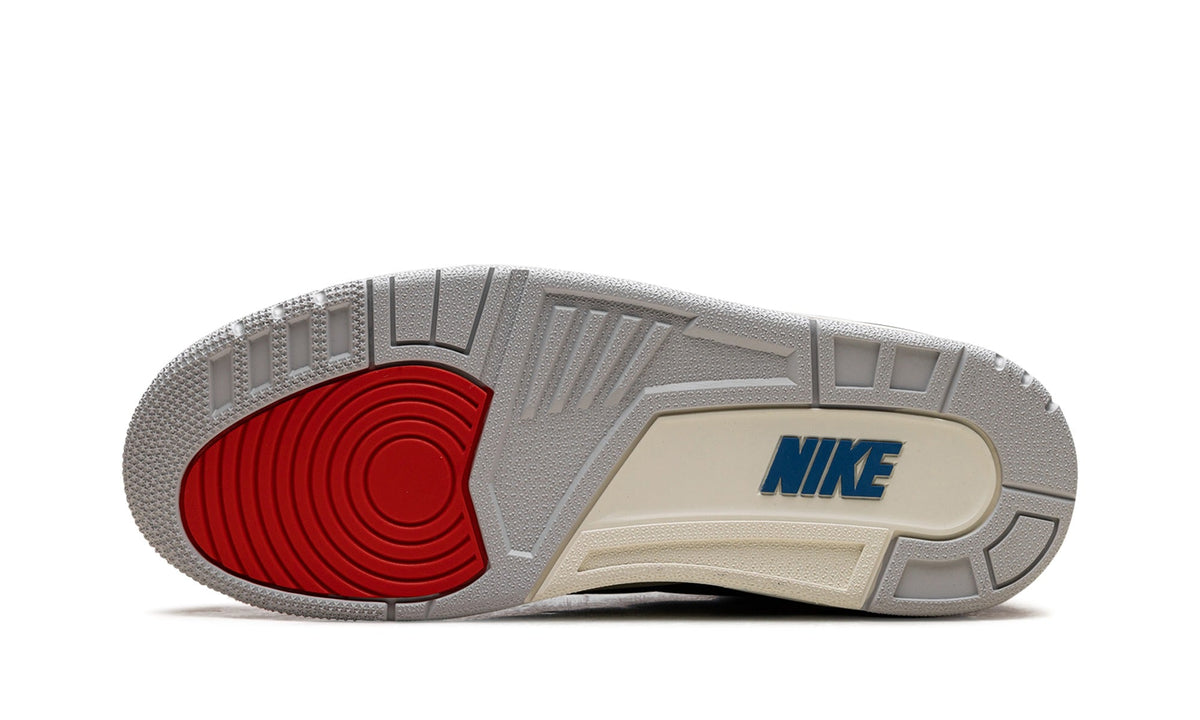 Air Jordan 3 Sneakers – Black, Grey & Blue