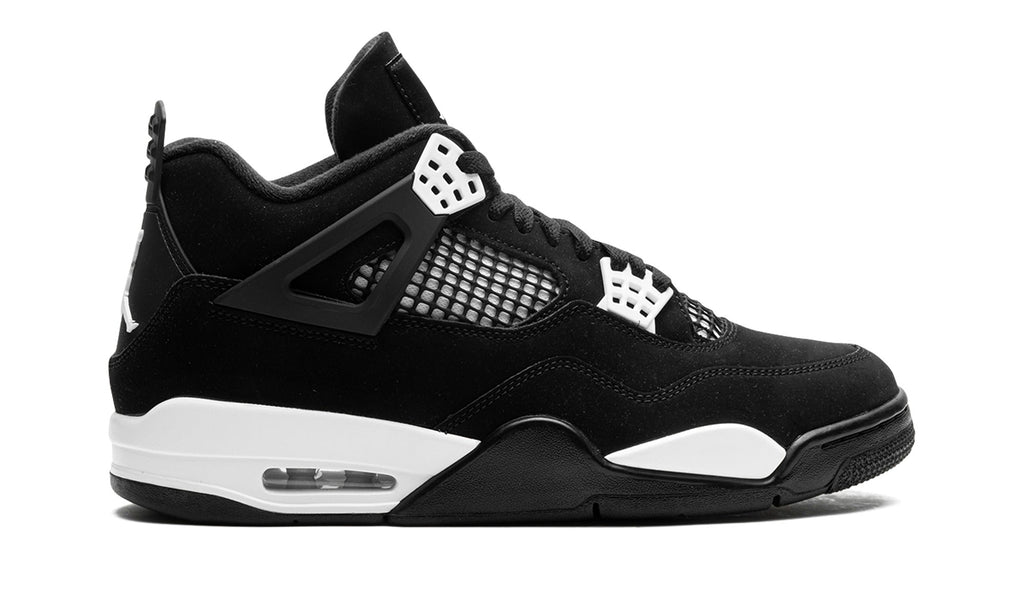 Air Jordan 4 Sneakers – Black & White