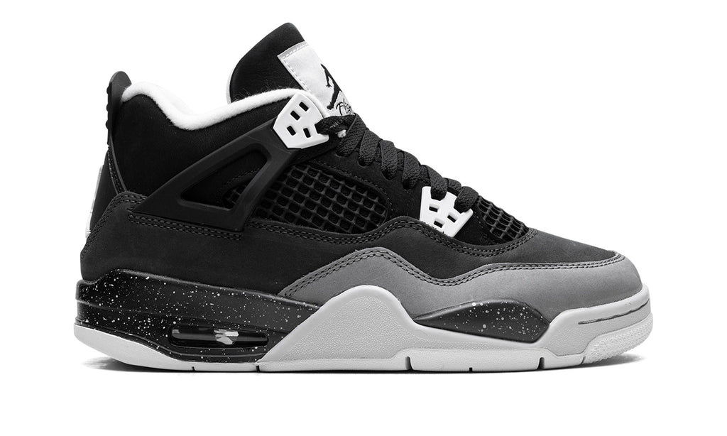 Air Jordan 4 Sneakers in Black & White