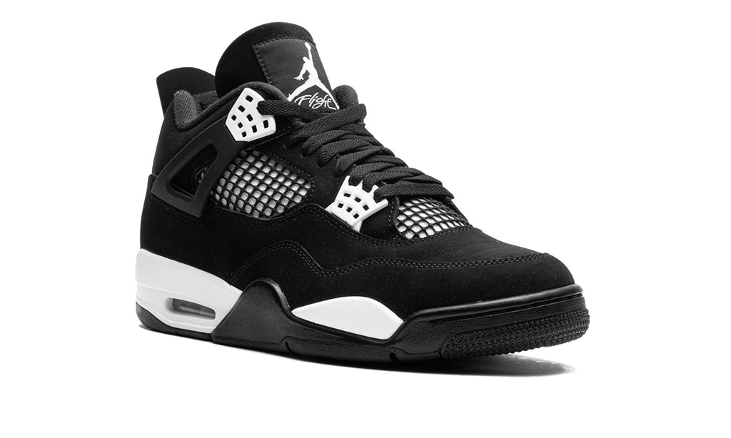 Air Jordan 4 Sneakers – Black & White