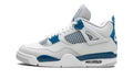 Air Jordan 4 Sneakers – White & Blue