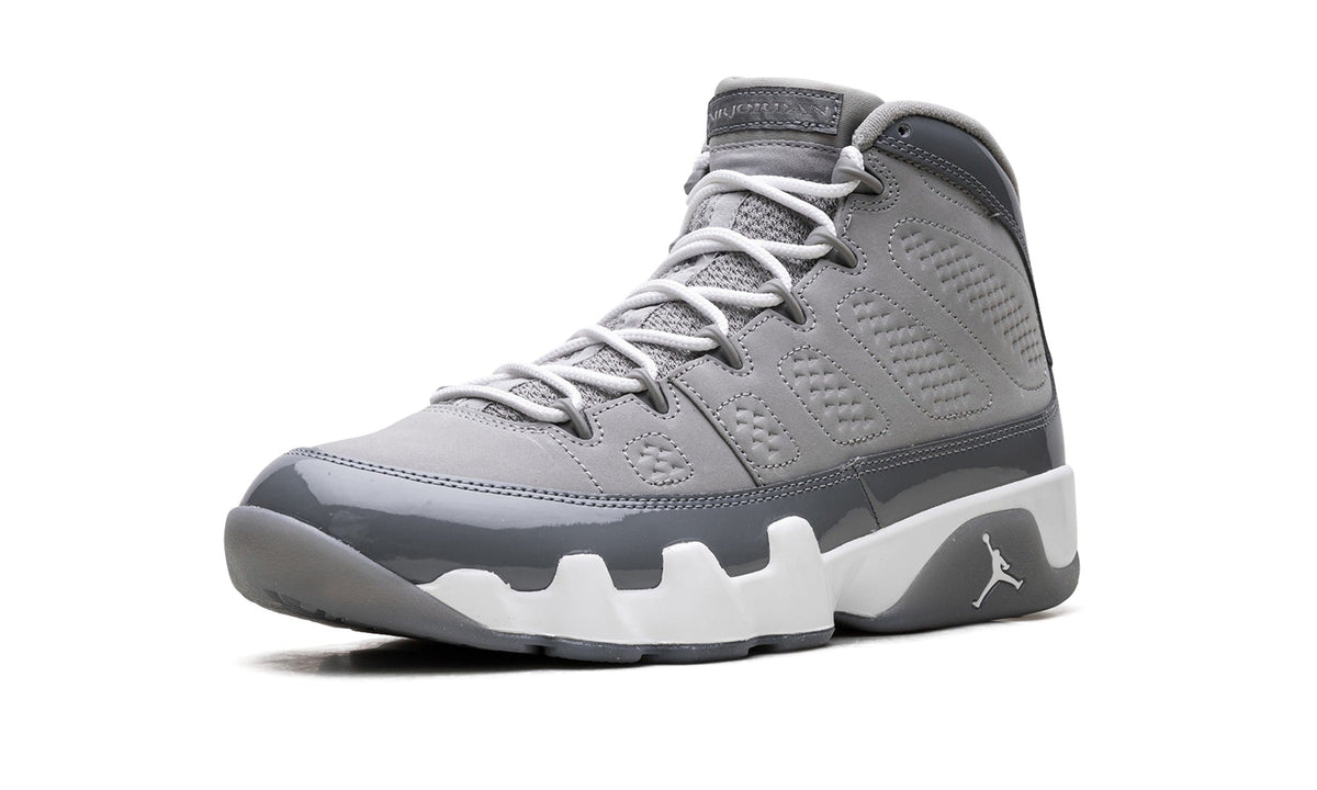 Air Jordan 9 Sneakers – Grey, Charcoal & White