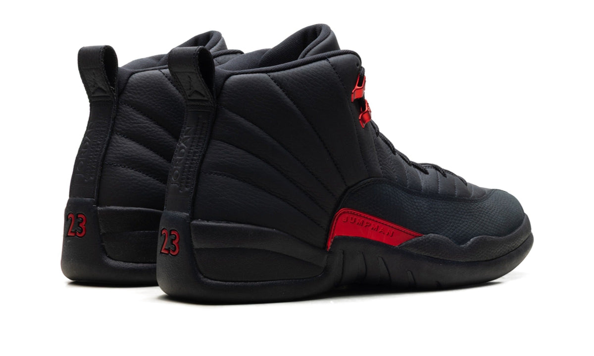 Air Jordan 12 High-Top Sneakers - Black & Red
