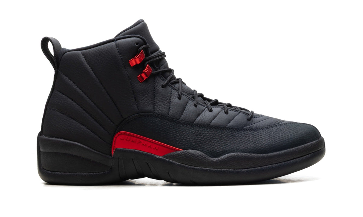 Air Jordan 12 High-Top Sneakers - Black & Red
