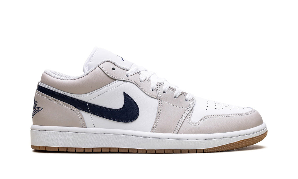 Jordan Off-White Low-Top Sneakers with Beige Overlays
