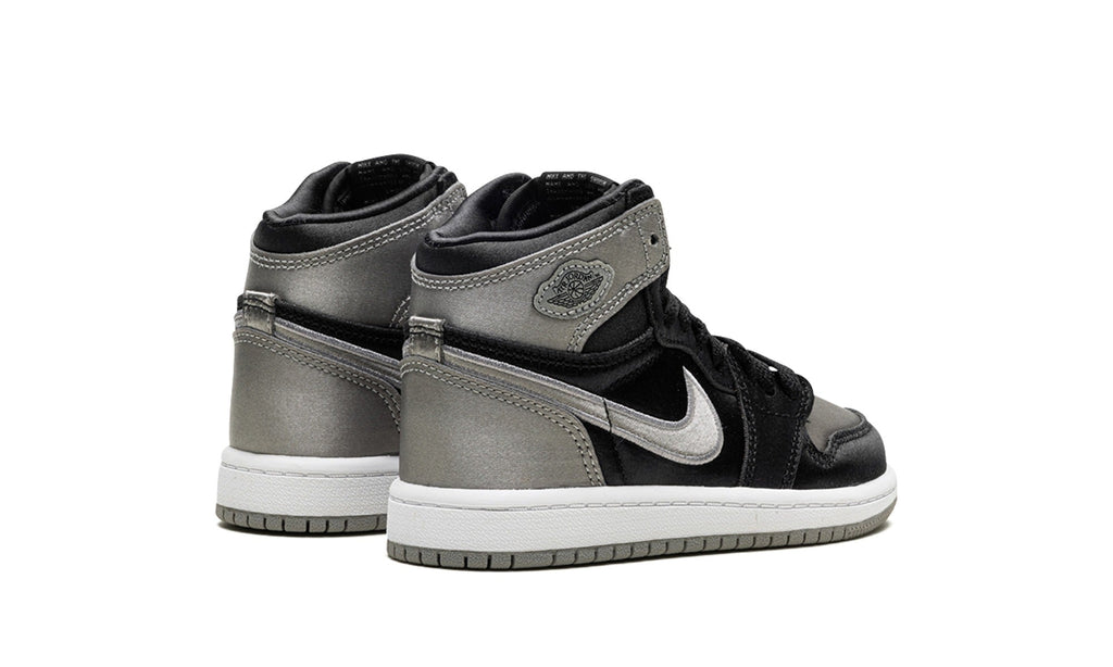 Air Jordan 1 High-Top Sneakers – Black, Gray & White
