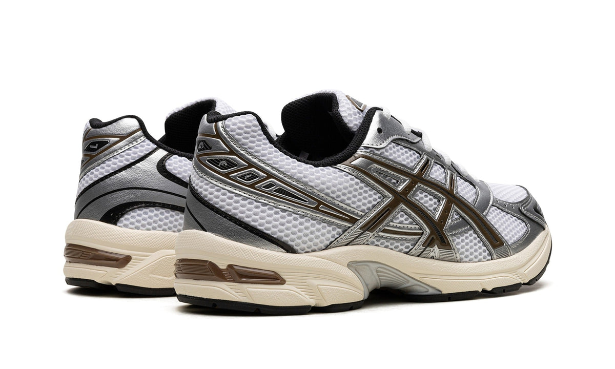 ASICS GEL-1130 Sneakers – White, Silver & Brown