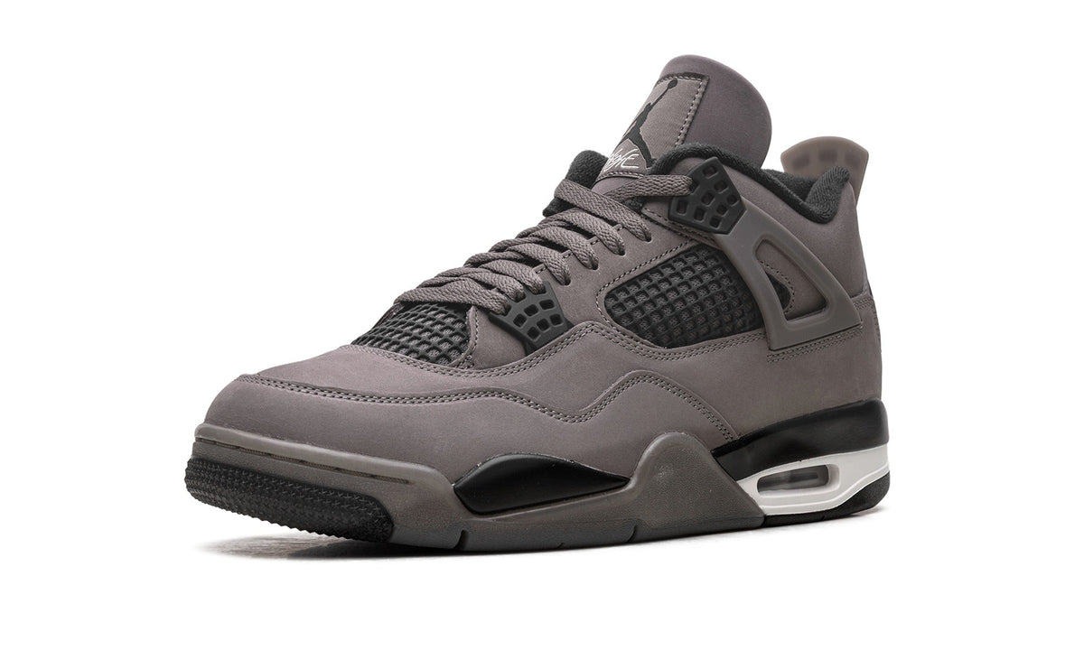 Air Jordan 4 Sneakers – Taupe, Black & White