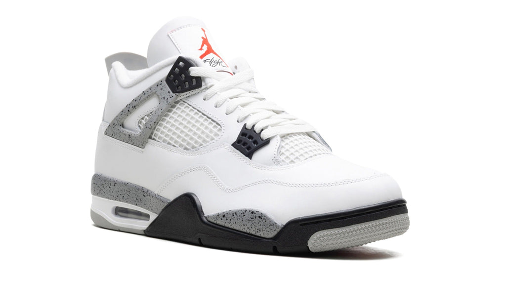 Air Jordan 4 Sneakers – White Cement