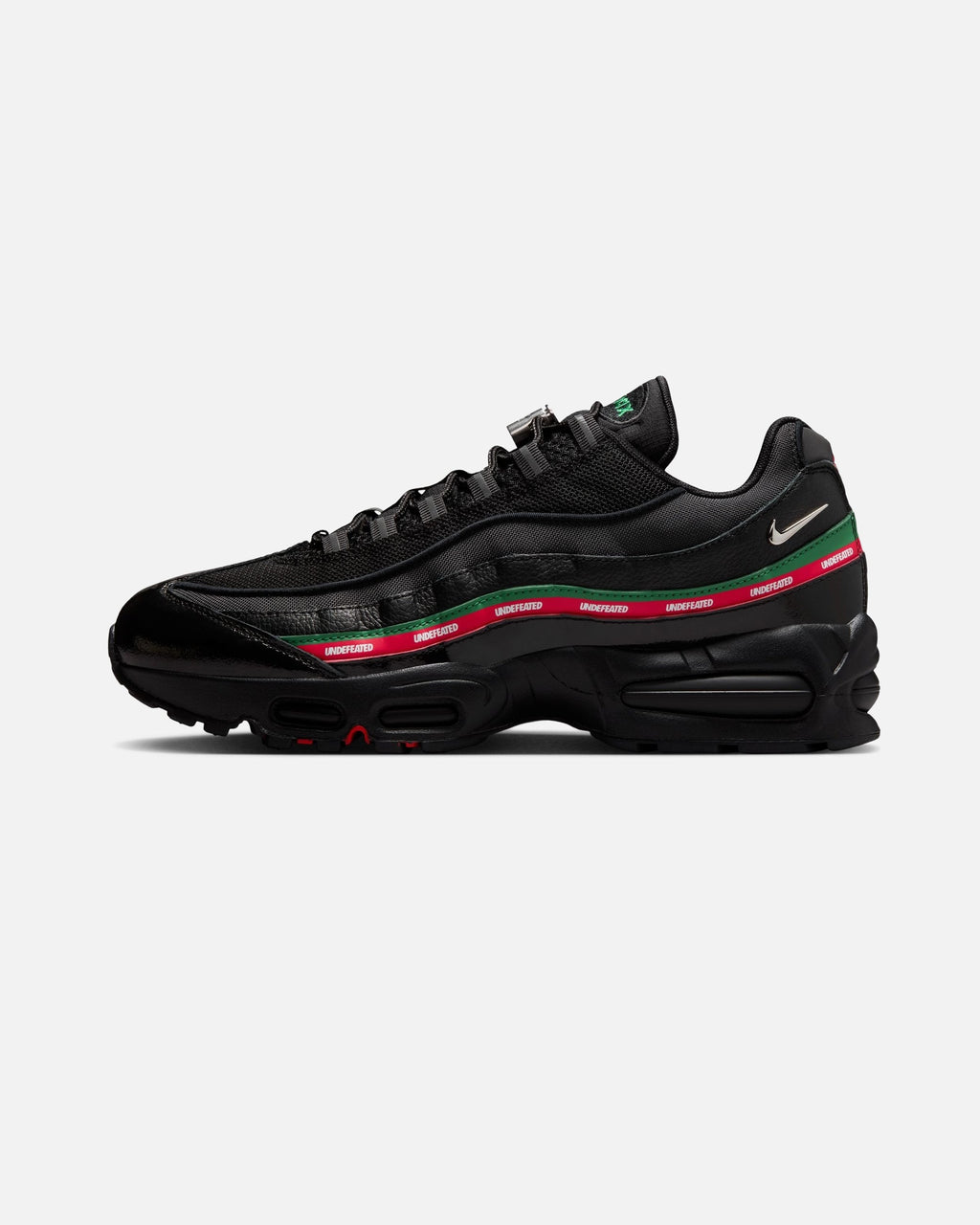 UNDEFEATED x Nike Air Max 95 Sneakers – Black with Red & Green Accents