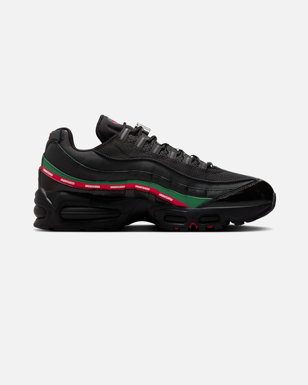 UNDEFEATED x Nike Air Max 95 Sneakers – Black with Red & Green Accents