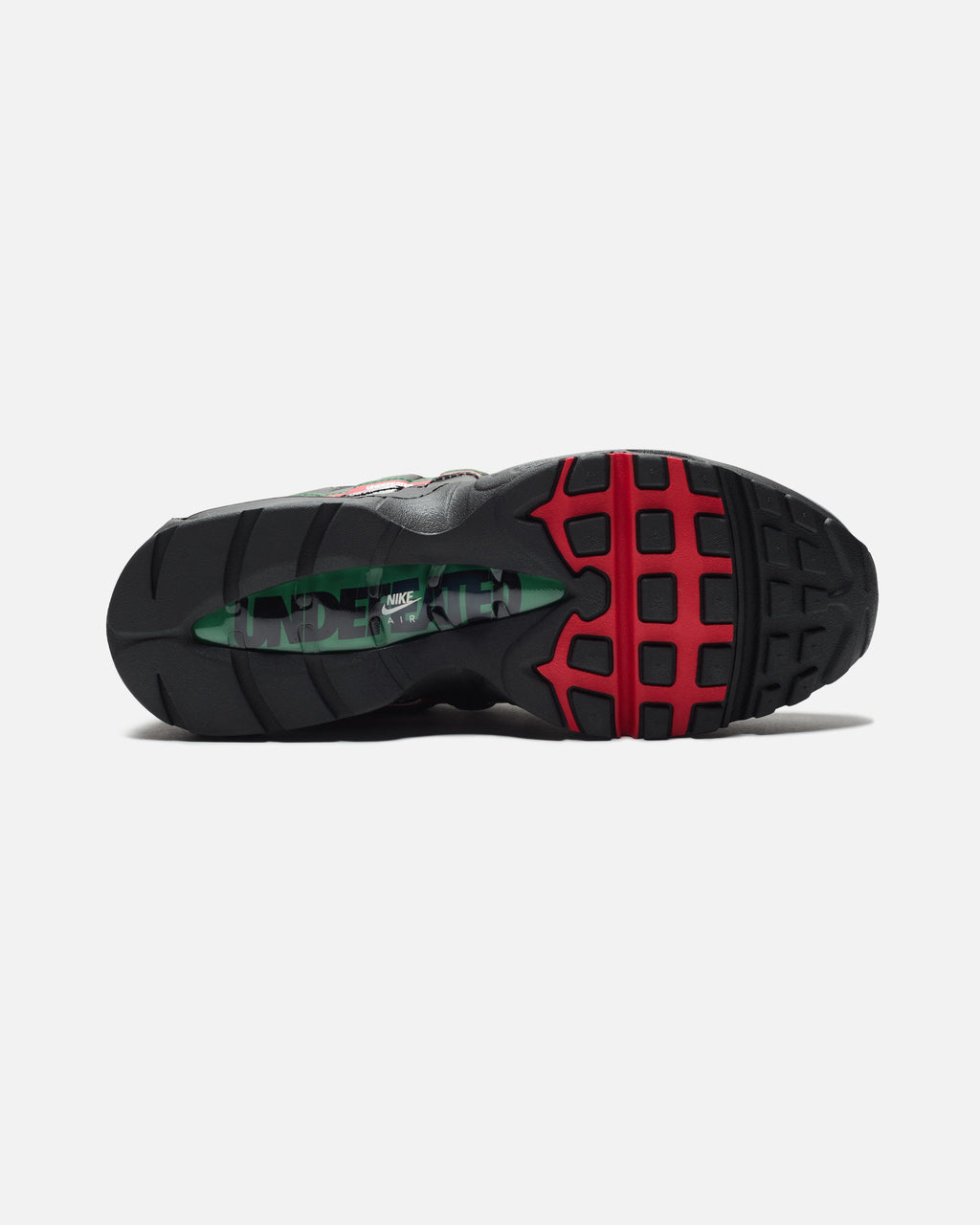 UNDEFEATED x Nike Air Max 95 Sneakers – Black with Red & Green Accents