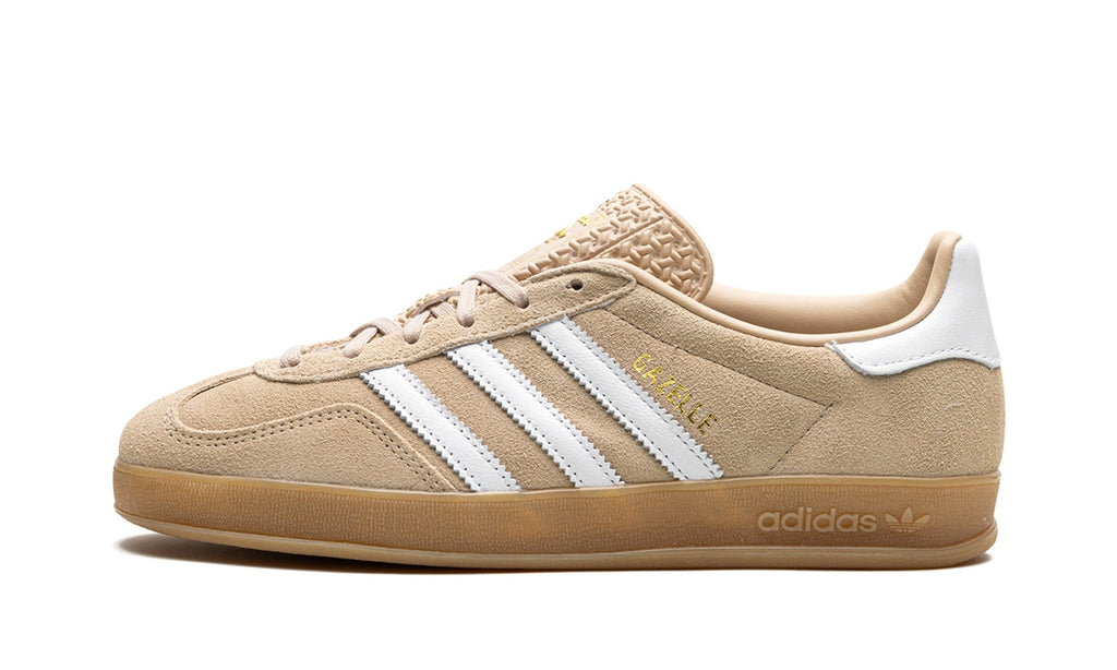 adidas Gazelle Sneakers – Beige, White & Gum