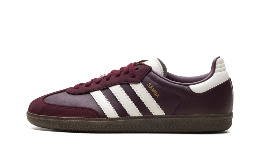 adidas Samba Sneakers – Burgundy, Off-White & Dark Gum